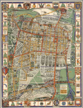 Mapa Ilustrativo de la Ciudad de Mexico de 1932
